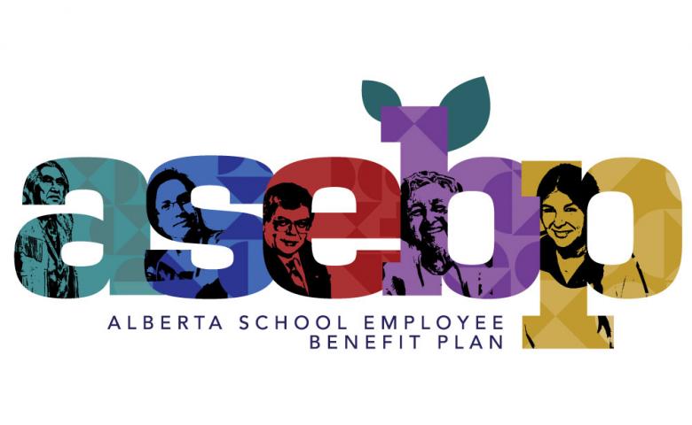 Special version of ASEBP&#039;s logo for National Indigenous Peoples Day, featuring five extraordinary Indigenous peoples.
