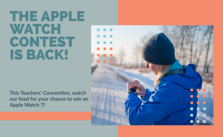 Woman looking at smartwatch