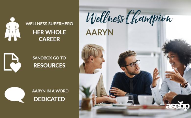 Wellness champion, Aaryn&#039;s, questions and answers